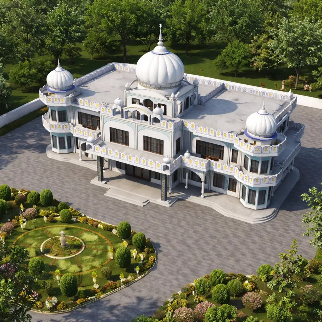 Proposed Gurudwara Sahib Architectural Design | Fatehpur, Nakodar – Jalandhar