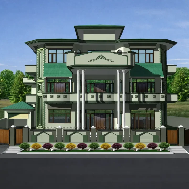Grand Residential Villa Architecture – Sardar Jarnail Singh Muttu, Village Adhi