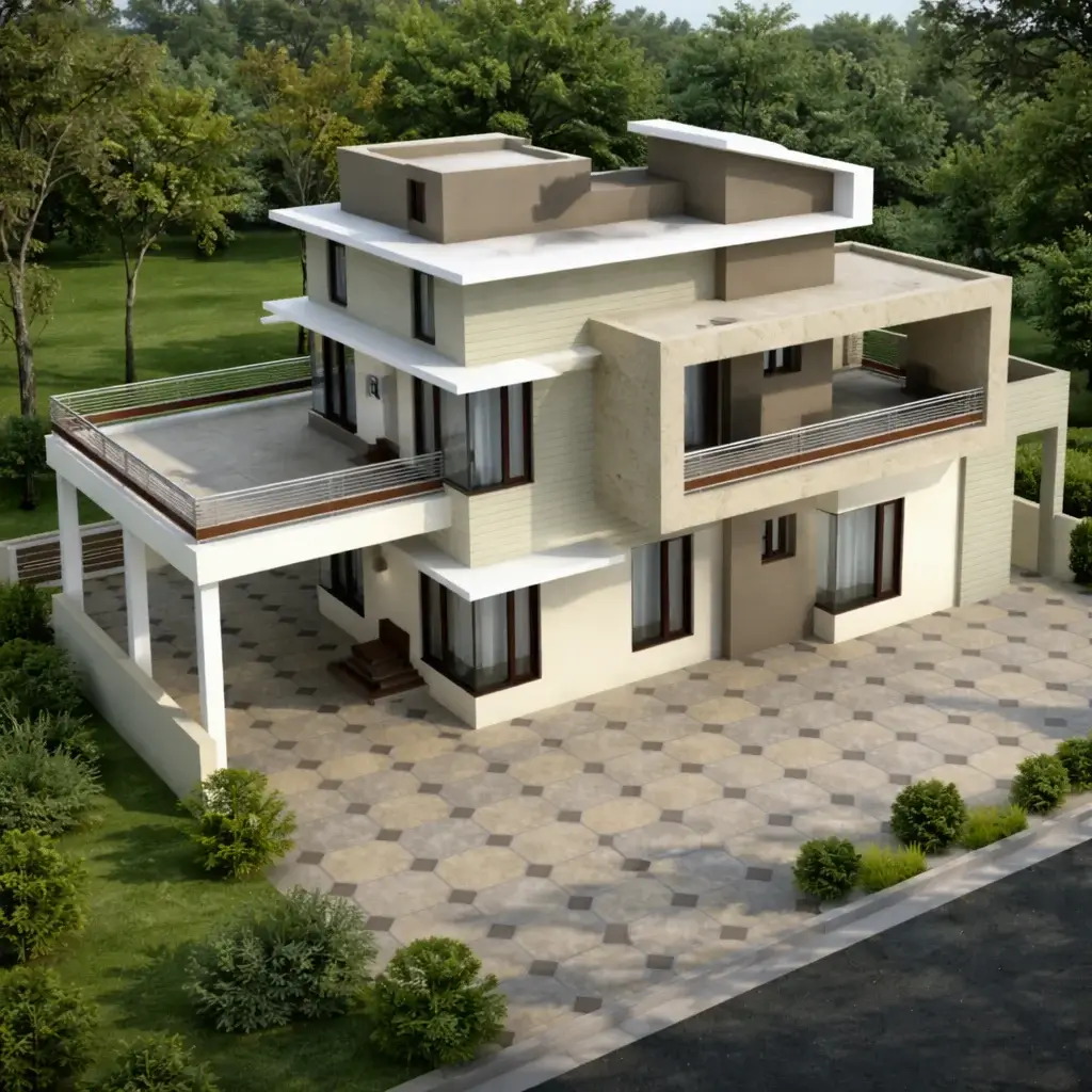 Modern Two-Storey Residence Design | Sardar Jasvir Singh Home