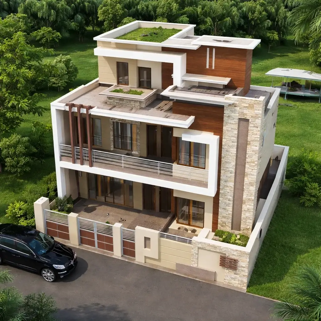 Proposed Modern Residence for KS Hothi at Model Town – Luxury Residential Architecture & Design