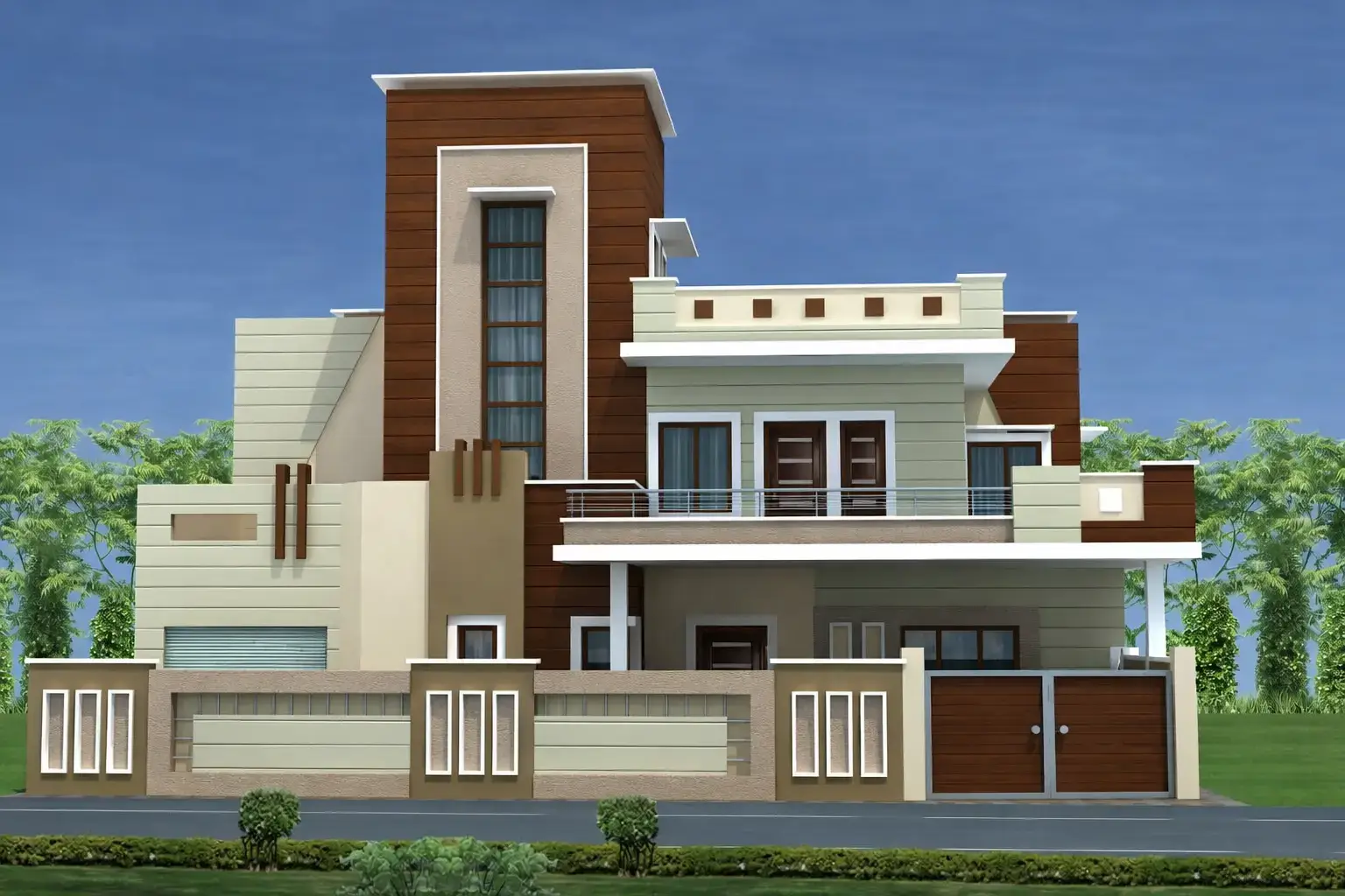 Proposed Modern Residence for Mr. Lakhvir Singh & Family at Village Kang Sahib Rai – Luxury Residential Architecture & Planning