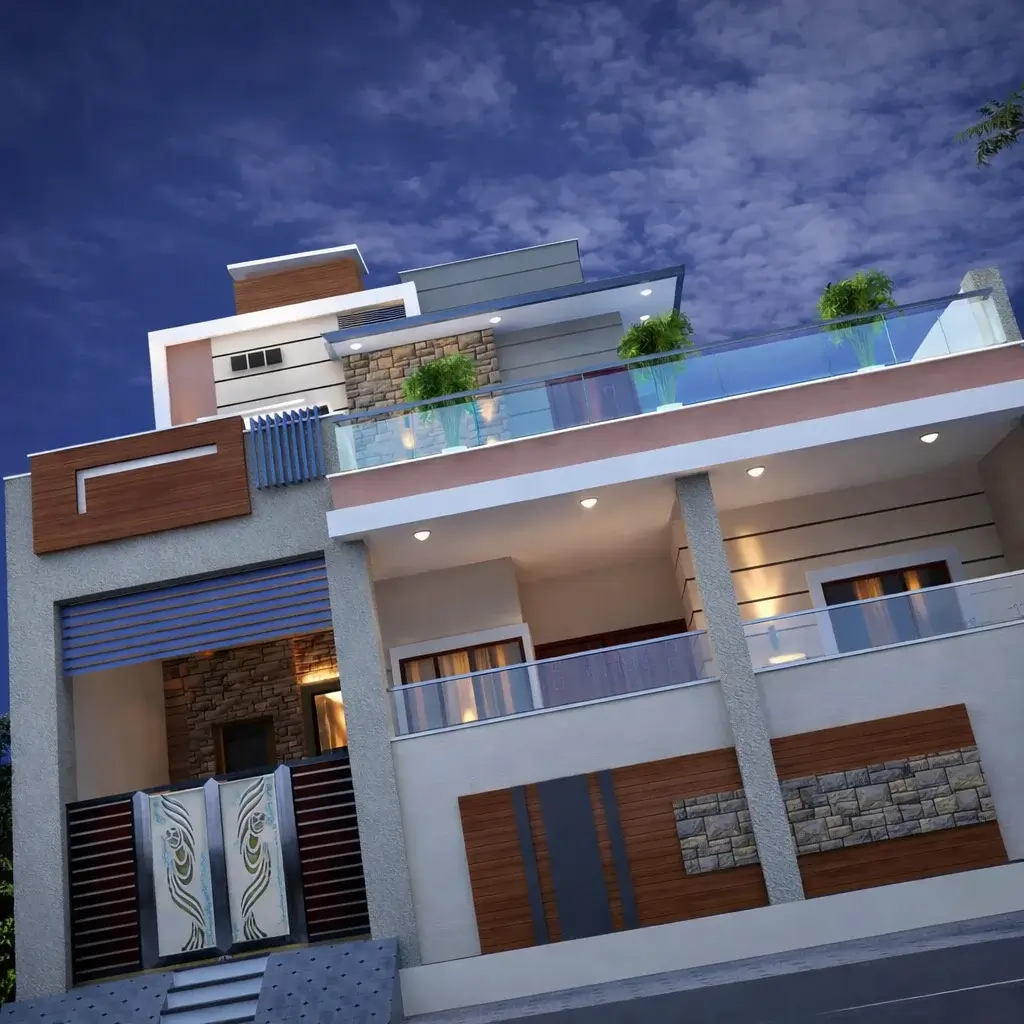 Proposed Modern Residence for S. Ranjit Singh at Village Talwan – Luxury Residential Architecture & Planning