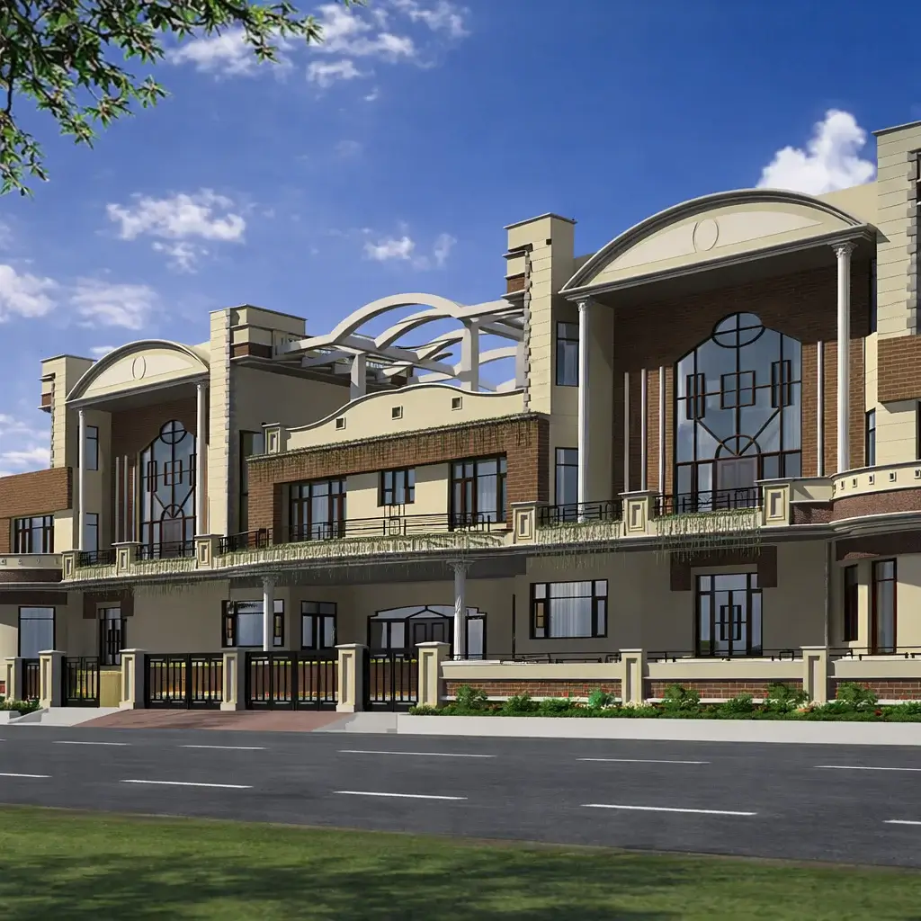 Proposed Modern Residence for SS Malhi at Malliah Khurd – Luxury Residential Architecture & Planning