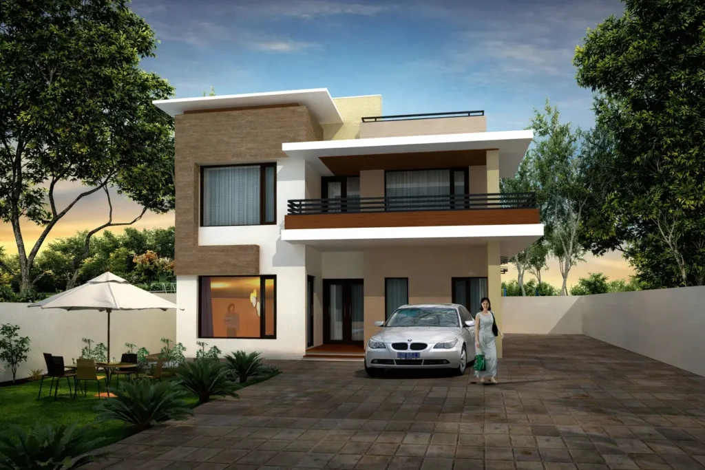 Modern House Elevation Design in Punjab | Sardar Teghvir Singh Residence