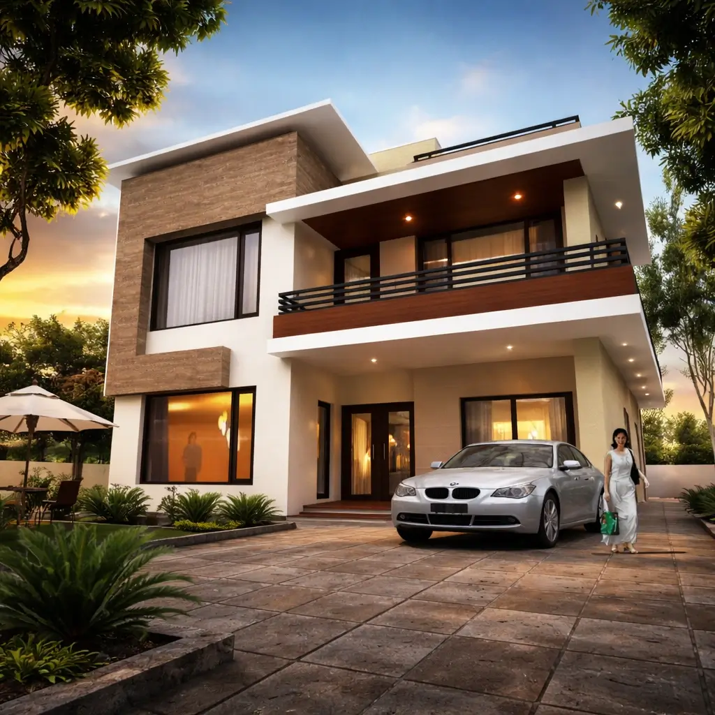 Modern House Elevation Design in Punjab | Sardar Teghvir Singh Residence